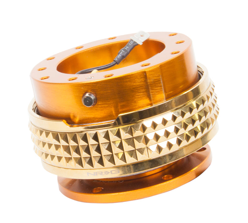 NRG Quick Release Kit - Pyramid Edition - Rose Gold Body / Chrome Gold Pyramid Ring SRK-210RG/CG SRK-210RG/CG Photo - Primary
