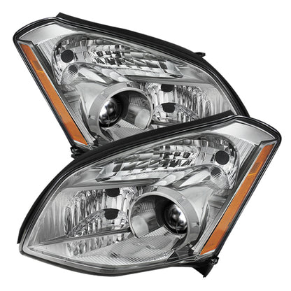 SPYDER Xtune Nissan Maxima (Halogen Only) 07-08 Crystal Headlights Chrome HD-JH-NM07-AM-C 9025556 9025556 Photo - Primary