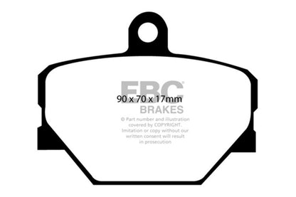 EBC Disc Brake Pad Set DP31287C Photo - Primary