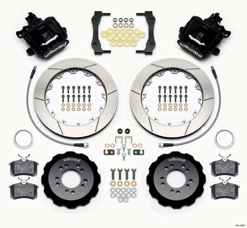 Wilwood Combination Parking Brake Rear Kit 12.88in 2013-Up Ford Focus ST w/ Lines 140-13031 140-13031 Photo - Primary
