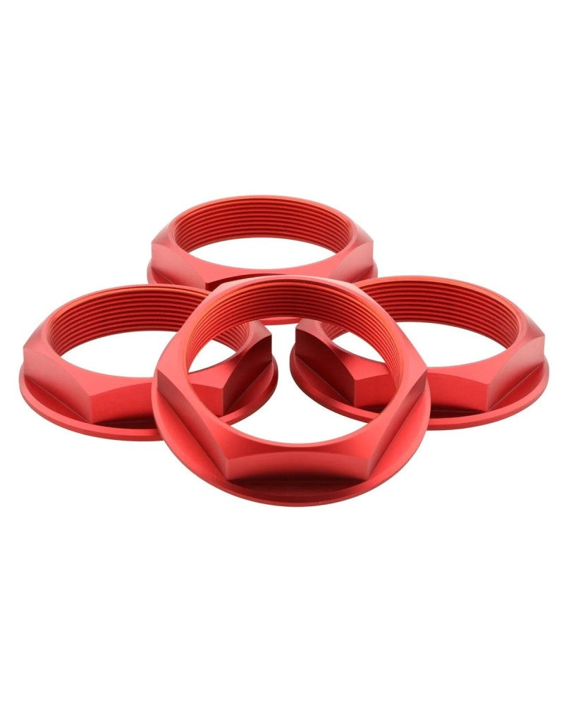 fifteen52 Super Touring Nut V2 - Anodized Red w/ Satin Clear - Set of 4 52-ST-NUT-V2- RED-SET