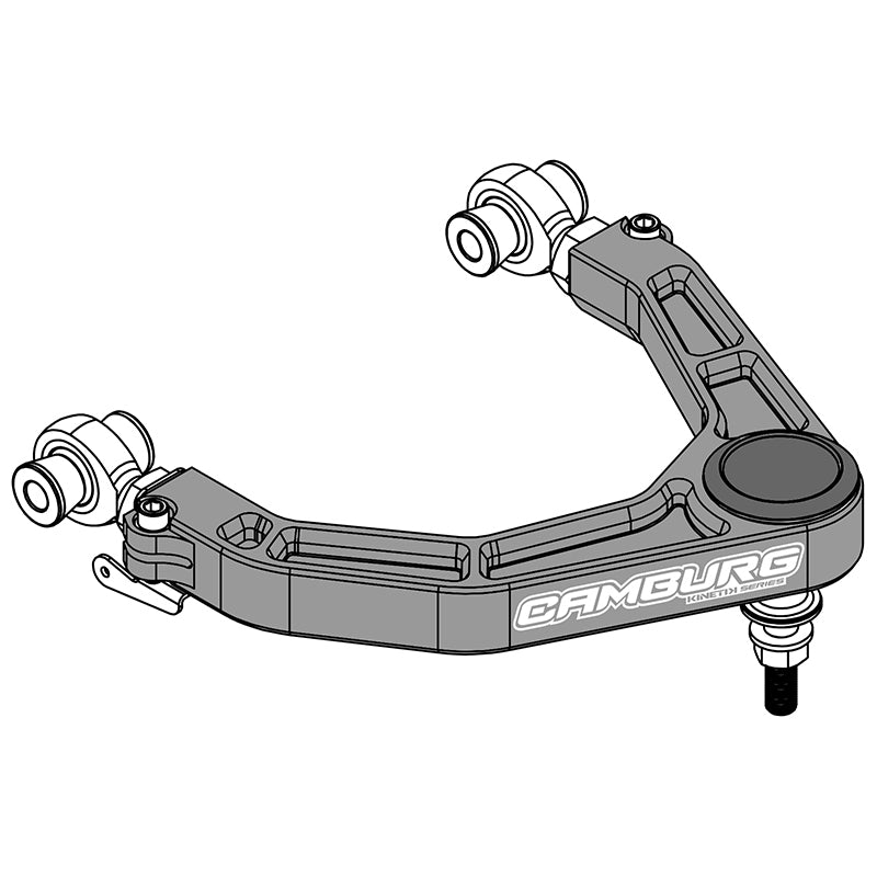 Camburg Ford Raptor 17-23 KINETIK V2 Performance Billet Uniball Upper Arms (Red) CAM-110233-RED