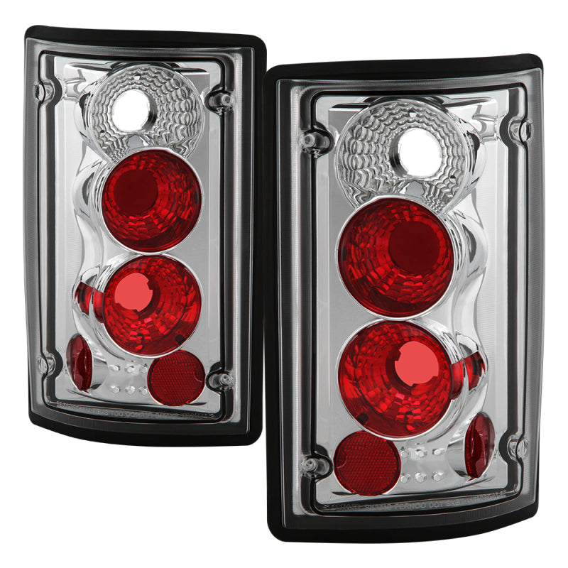 Spyder Ford Excursion 00-06/Econoline 150/250/350/450/550 95-06 Euro Tail Lights Chrm ALT-YD-FEC00-C 5002921 5002921 Photo - Primary