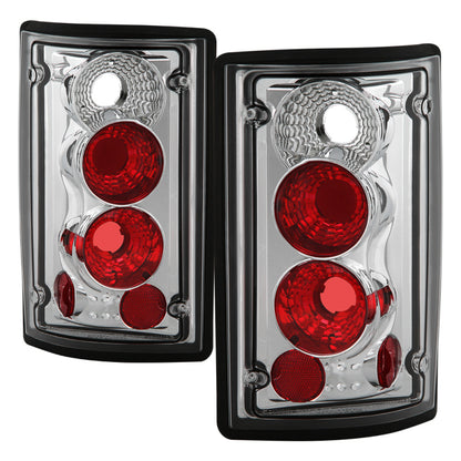 Spyder Ford Excursion 00-06/Econoline 150/250/350/450/550 95-06 Euro Tail Lights Chrm ALT-YD-FEC00-C 5002921 5002921 Photo - Primary
