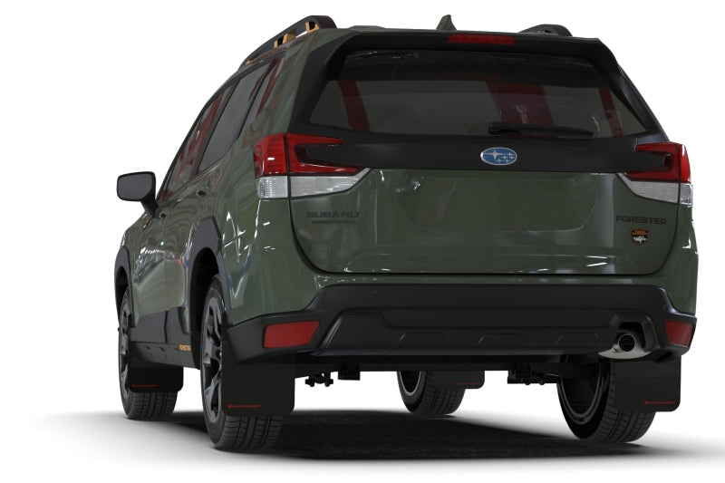 Rally Armor 2022 Subaru Forester (Incl. Wilderness) Black UR Mud Flap w/ White Logo MF82-UR-BLK/WH MF82-UR-BLK/WH User 1
