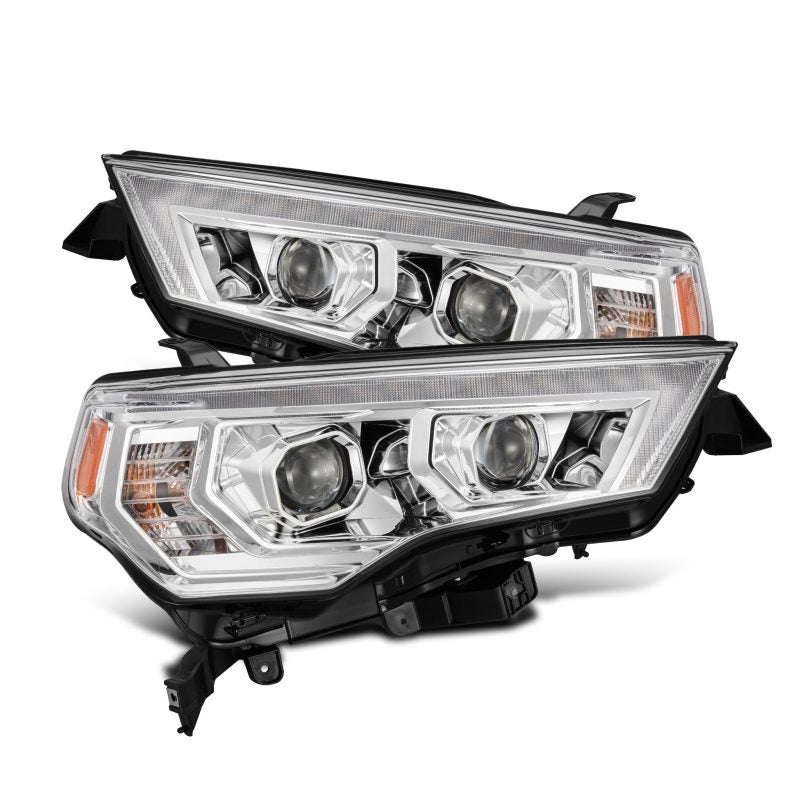 AlphaRex 14-22 Toyota 4Runner LUXX-Series LED Proj Headlights Chrome w/Actv Light & Seq. Sig + DRL 880812 880812 Photo - Primary