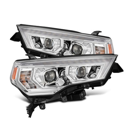 AlphaRex 14-22 Toyota 4Runner LUXX-Series LED Proj Headlights Chrome w/Actv Light & Seq. Sig + DRL 880812 880812 Photo - Primary
