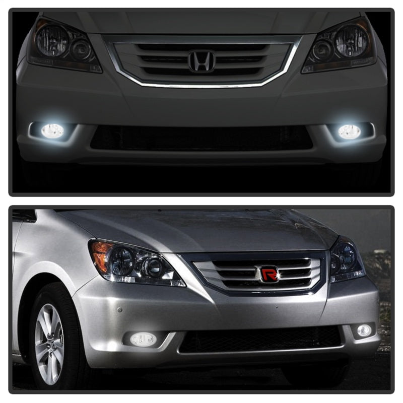 Spyder Honda Odyssey 08-10 OEM Fog Lights W/Switch- Smoked FL-CL-HODY08-SM 5077448 5077448 Photo - Mounted