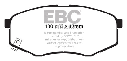 EBC Disc Brake Pad Set DP21866 Photo - Primary