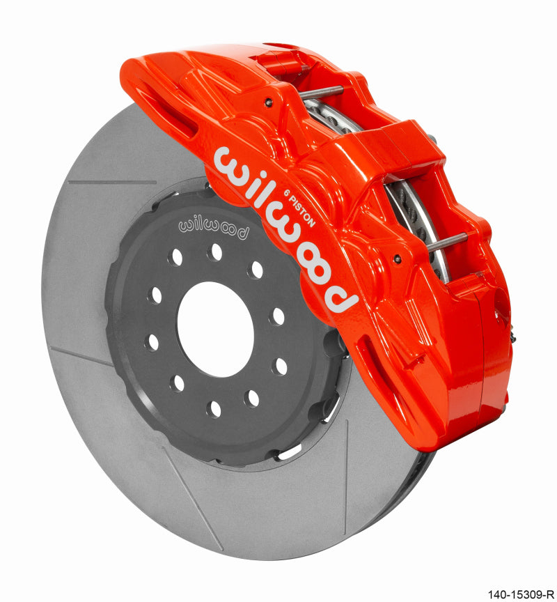 Wilwood SX6R Front Brake Kit 14in GT Slotted Red 05-13 Chevy Corvette 140-15309-R 140-15309-R User 1