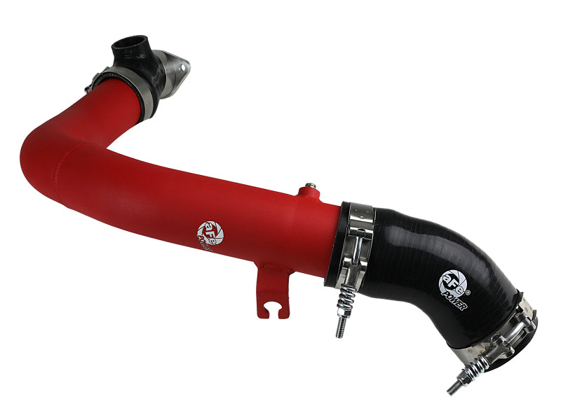 aFe BladeRunner 2.5in Aluminium Hot Side Charge Pipe 15-20 Subaru WRX 2.0T - Red 46-20378-R 46-20378-R Photo - Primary