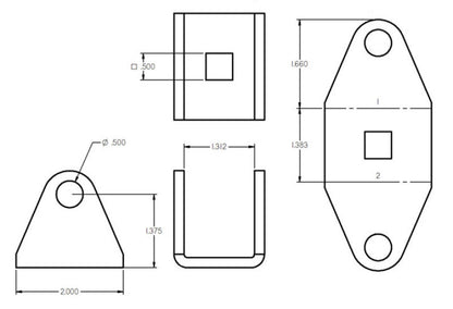Ridetech Shockwave Eye-Stud Adapter 90001621 90001621 User 1