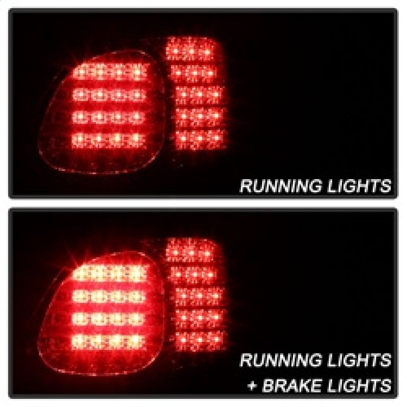 Spyder Lexus GS 300/400 98-05 LED Tail Lights Red Clear ALT-YD-LGS98-LED-RC 5005731 5005731 Photo - Unmounted