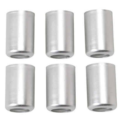 Russell Replacement Crimp Collars #12 Clear Anodized Qty of 6 610393 Photo - Primary