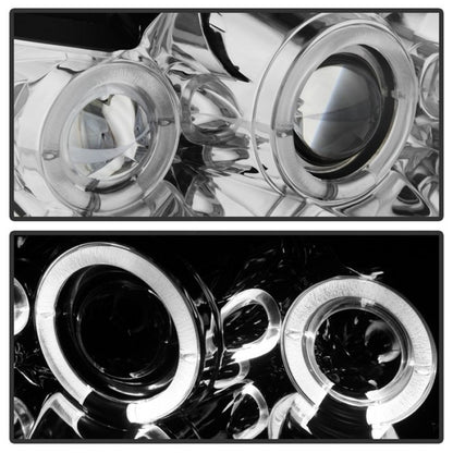 Spyder Ford Mustang 99-04 Projector Headlights LED Halo Chrome High H1 Low H1 PRO-YD-FM99-1PC-AM-C 5010452 5010452 User 1