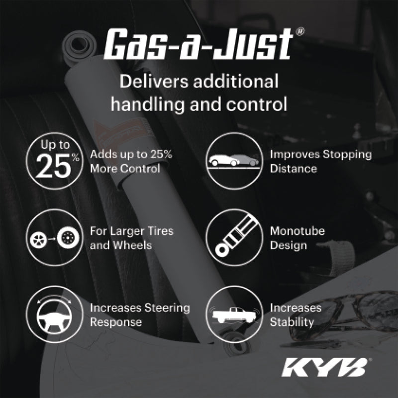 KYB KYB Shocks & Struts Gas-A-Just Suspension Shocks and Struts main image