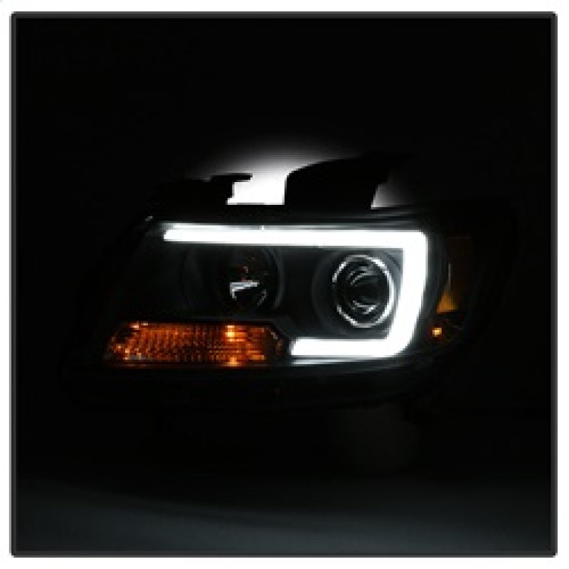 Spyder 15-17 Chevy Colorado Projector Headlights - Light Bar LED - Black (PRO-YD-CCO15-LBDRL-BK) 5085283 5085283 Photo - Unmounted