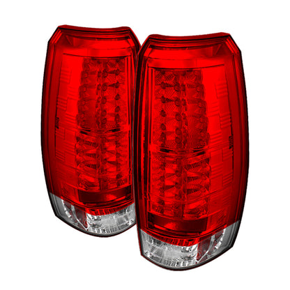 Spyder Chevy Avalanche 07-13 LED Tail Lights Red Clear ALT-YD-CAV07-LED-RC 5032478 5032478 Photo - Primary