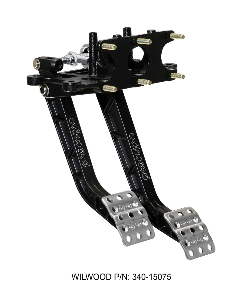 Wilwood Adjustable-Trubar Dual Pedal - Brake / Clutch - Rev. Swing Mount -6.25:1 Brake 5.1:1 Clutch 340-15075 340-15075 Photo - Primary