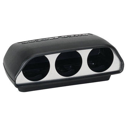 Autometer Gauge Mount, Universal Dash Top, Triple, 2 1/16", Black 5288 User 3