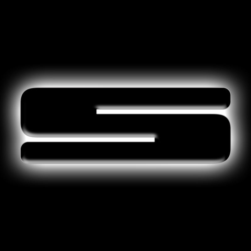 ORACLE Lighting Universal Illuminated LED Letter Badges - Matte Black Surface Finish - S 3141-S-001 3141-S-001 Photo - Primary