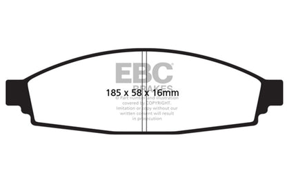 EBC Disc Brake Pad Set DP61675 Photo - Primary