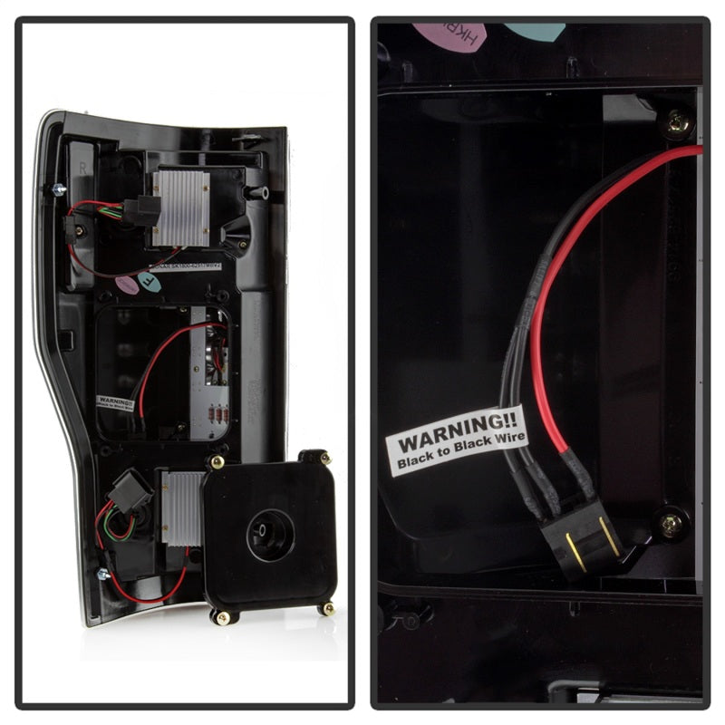 Spyder 17-18 Ford F-250 Super Duty (Excl LED Models) LED Tail Lights - Chrome (ALT-YD-FS17-LED-C) 5085573 5085573 Photo - Unmounted