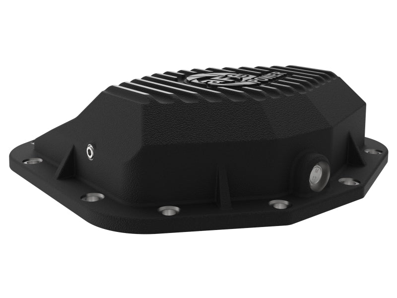 aFe POWER 21-22 Ram 1500 TRX Hemi V8 6.2L (sc) PRO Series Rear Differential Cover Black w/ Machined 46-71280B 46-71280B Photo - Unmounted