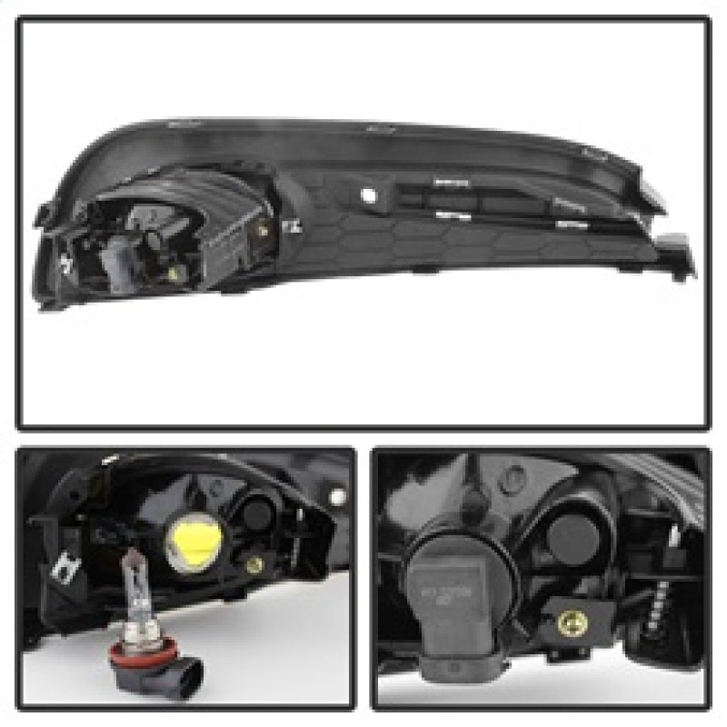 Spyder Honda Civic 2013-2014 4dr OEM Fog Light W/Switch Yellow FL-HC2013-4D-Y 5077752 5077752 Photo - Unmounted