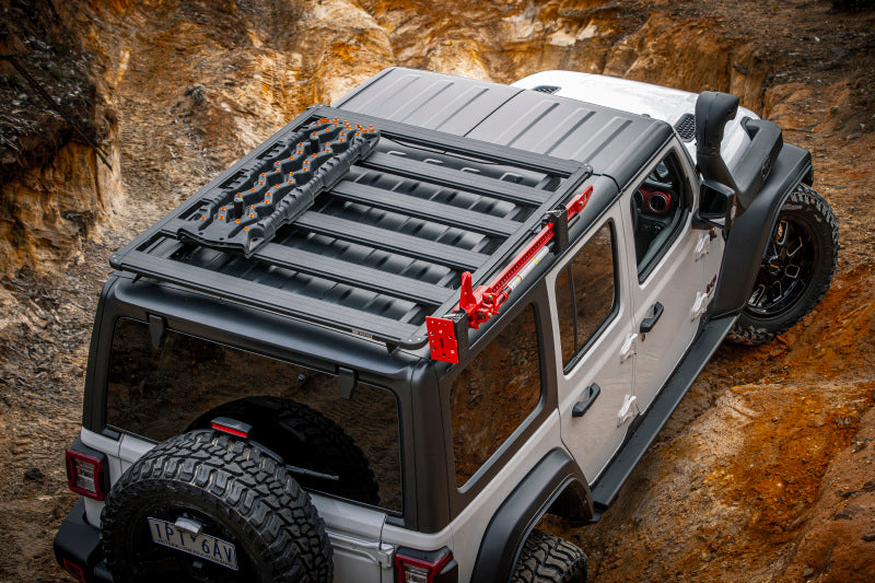 ARB Base Rack Kit Includes 61in x 51in Base Rack w/ Mount Kit and Deflector BASE261 BASE261 Photo - Mounted