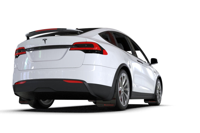 Rally Armor 2022 Tesla Model X Black UR Mud Flap w/ White Logo MF102-UR-BLK/WH MF102-UR-BLK/WH User 1