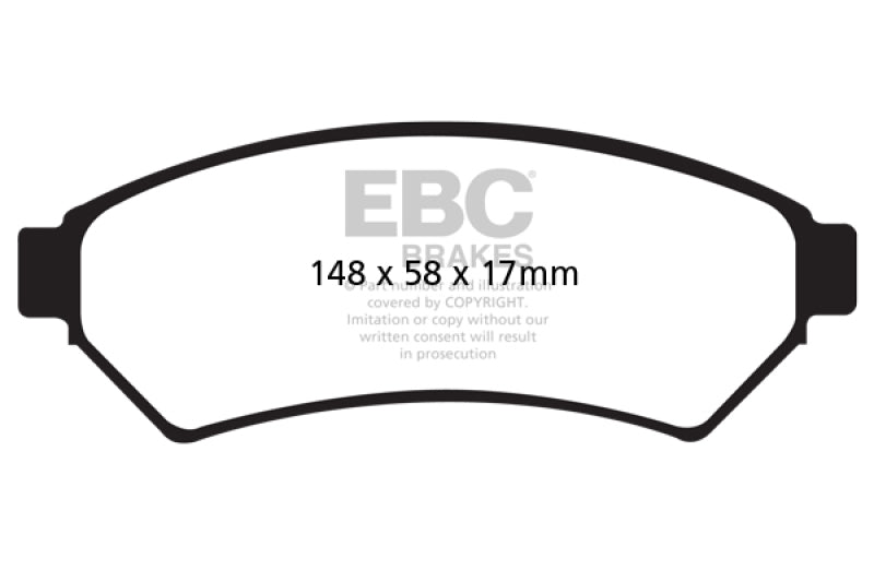 EBC Disc Brake Pad Set DP61727 Photo - Primary