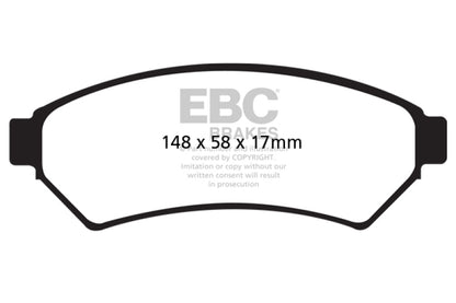 EBC Disc Brake Pad Set DP61727 Photo - Primary