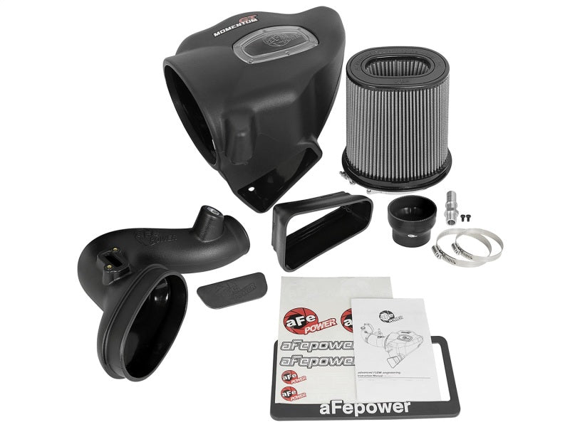 aFe Momentum GT Pro DRY S Cold Air Intake System: Chevrolet Camaro 16-17 L 51-74212 Photo - Unmounted
