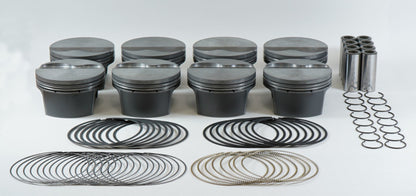 Mahle MS Piston Set Chevy LS Flat Top 327cid 3.79in Bor 3.622in Stk 6.098in Rd .945 Pin -4.2cc 9.7CR 930218590 930218590 Photo - Primary