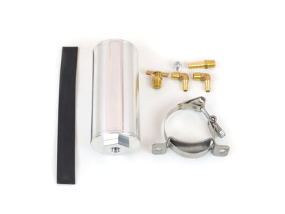 Canton Racing  80-251 - BILLET ALUMINUM OVERFLOW CATCH TANK RAW aluminu