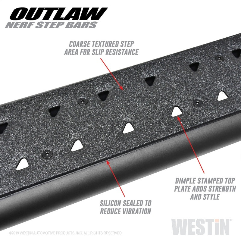 Westin 2019 Dodge Ram Crew Cab ( Excludes 1500 Classic)  Outlaw Nerf Step Bars 58-54085 58-54085 Photo - Unmounted