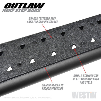 Westin 2019 Dodge Ram Crew Cab ( Excludes 1500 Classic)  Outlaw Nerf Step Bars 58-54085 58-54085 Photo - Unmounted