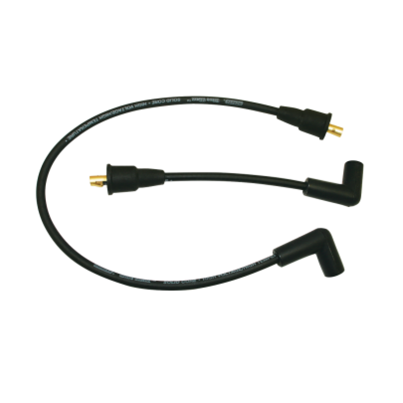 Moroso 71-78 Harley-Davidson XL Solid Stainless Core Wire Set - Black 27290 27290 User 1