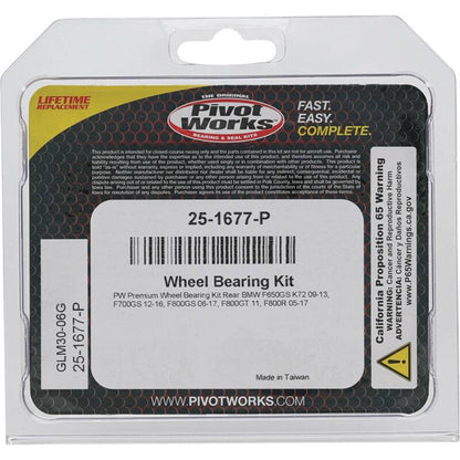Pivot Works BMW Wheel Bearing Kit Premium Bearings 25-1677-P 25-1677-P Photo - Primary