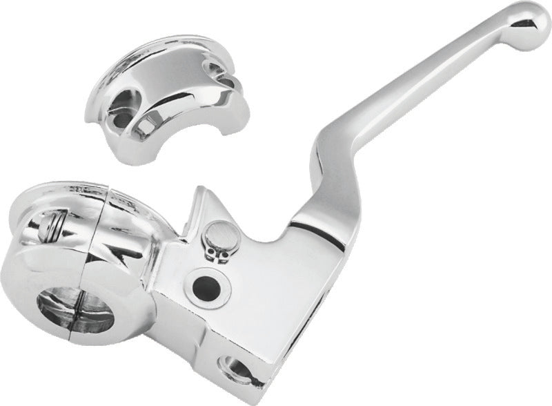 Bikers Choice 82-95 Big Twin & XL Chrome Clutch Lever & Bracket 488727 488727 Photo - Primary