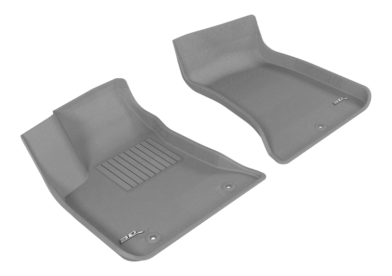 3D MAXpider 2011-2020 Dodge/Chrysler Charger Rwd/300/300C Rwd Kagu 1st Row Floormat - Gray L1DG01411501 L1DG01411501 Photo - Primary