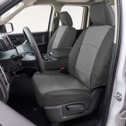 Covercraft 14-18 Chevrolet Silverado Endura PrecisionFitFront Row Seat Covers - Silver/Charcoal GTC1239ABENSC GTC1239ABENSC Photo - Primary