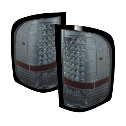 SPYDER Xtune Chevy Silverado 07-13 LED Tail Lights Smoke ALT-JH-CS07-LED-SM 5073723 5073723 Photo - Primary
