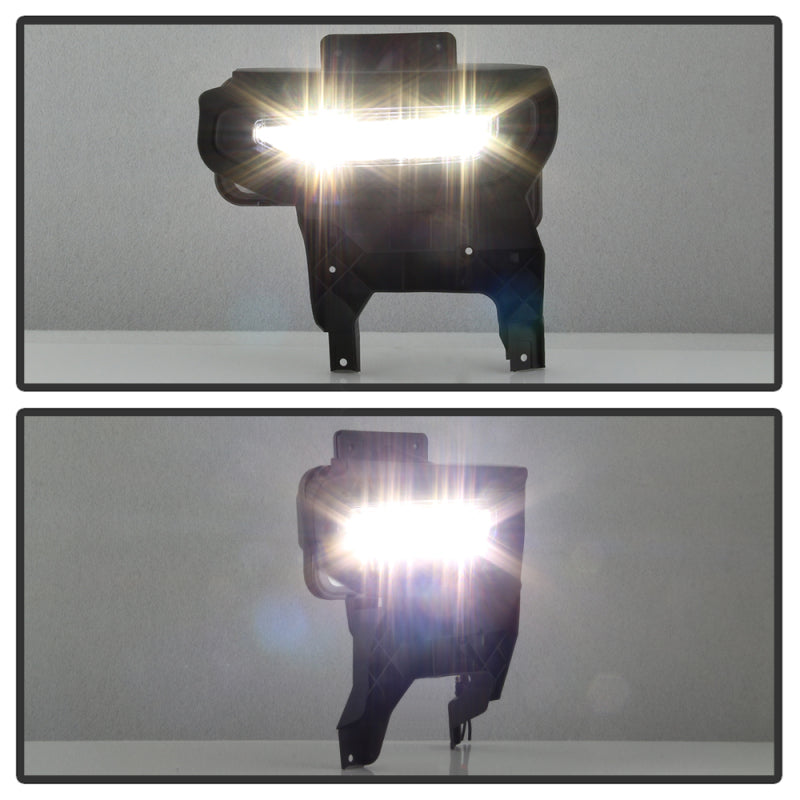 Spyder 16-18 GMC Sierra 1500 OEM Style Full LED Fog Light w/Switch - Clear (FL-GS2016-LED-C) 9043222 9043222 User 6