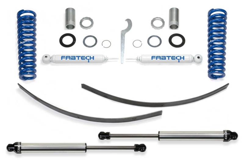 Fabtech 0-3.5" Basic Coilover System w/ Rear Dirt Logic Shocks K7015DL Photo - Primary