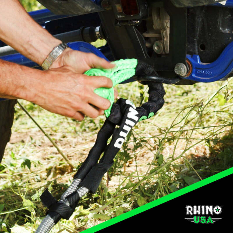 Rhino USA Kinetic Energy Recovery Rope (1In X 30Ft) Green KROPE-1X30-GRN KROPE-1X30-GRN User 3