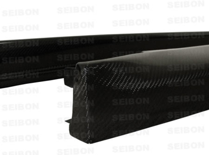 Seibon 08-10 Mitsubishi Evo X Carbon Fiber Side Skirts SS0809MITEVOX-OE Photo - Primary