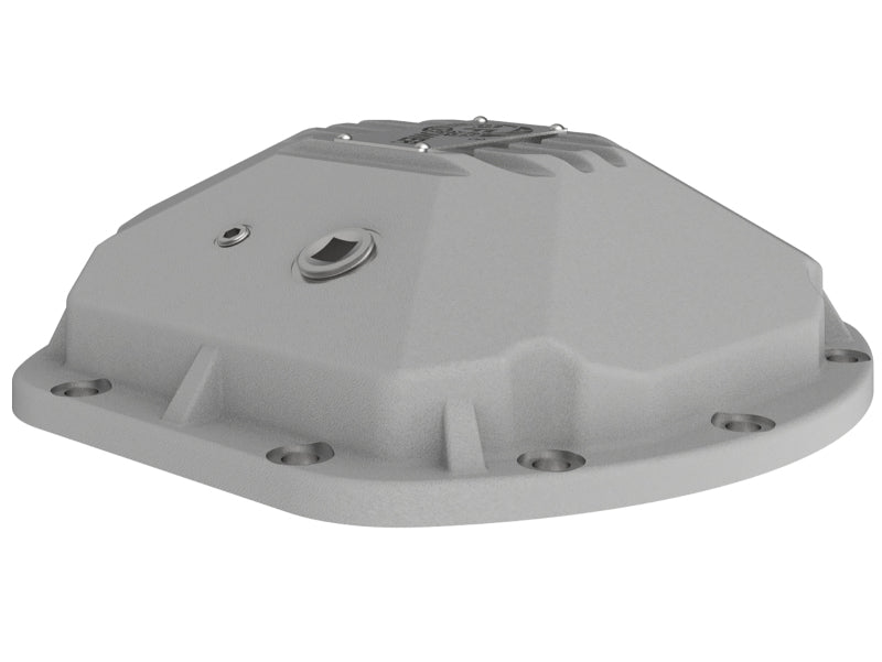 aFe 97-18 Jeep Wrangler TJ/JK Dana 30 Street Series Differential Cover w/ Machined Fins - Raw 46-71130A 46-71130A Photo - Unmounted