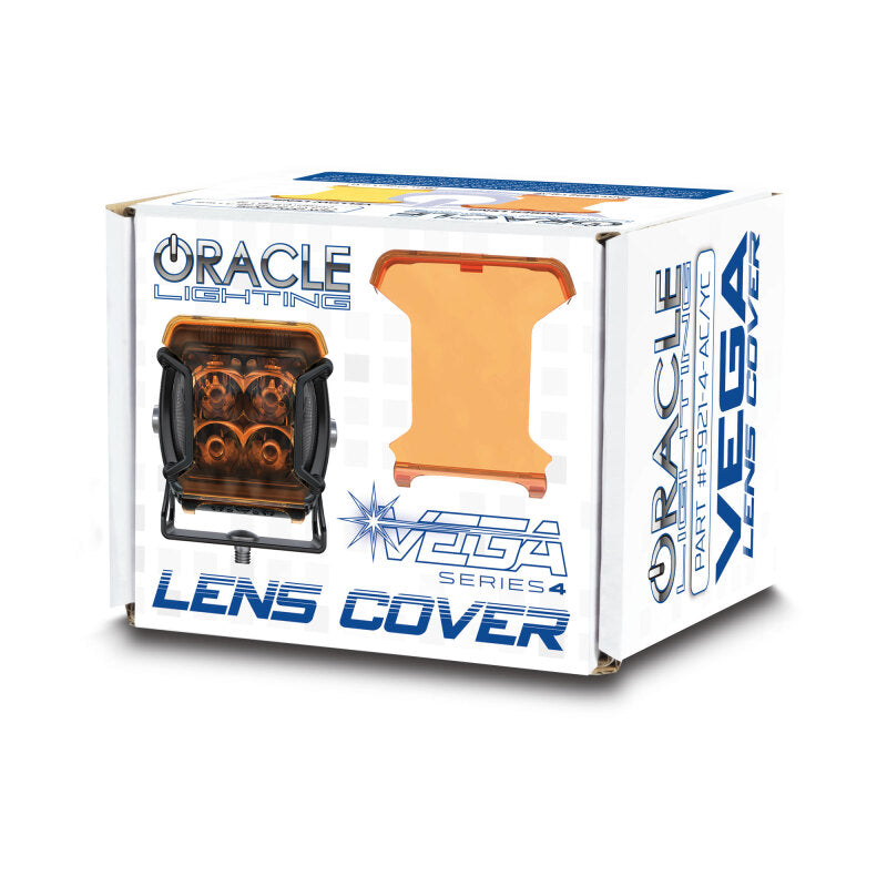 ORACLE Lighting Oracle VEGA Series 4 Amber Lens Covers (Snap Fit) 5921-4-AC 5921-4-AC Photo - in package